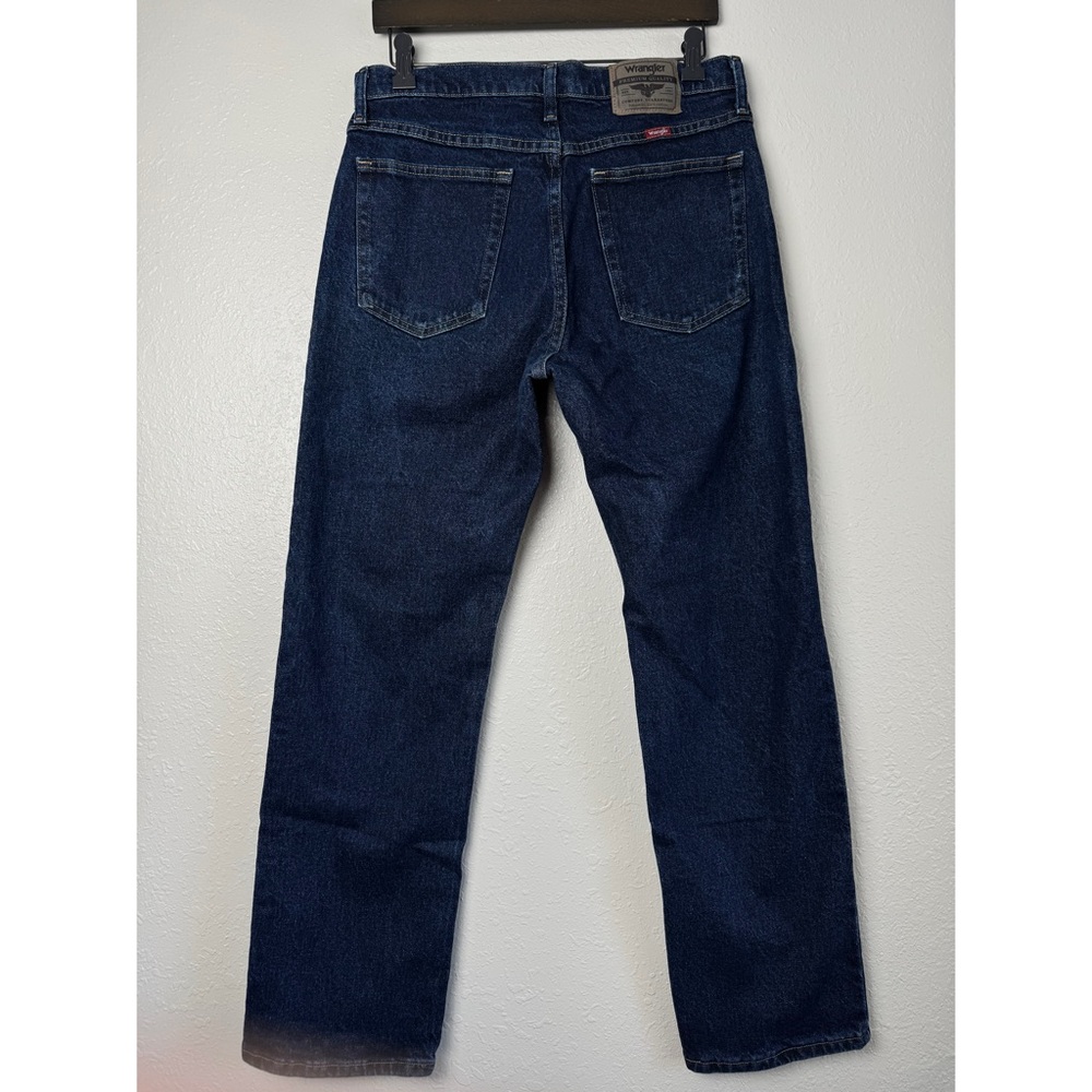 Wrangler Denim flex comfort regular fit jeans dark wash 32x32 - Picture 5 of 9